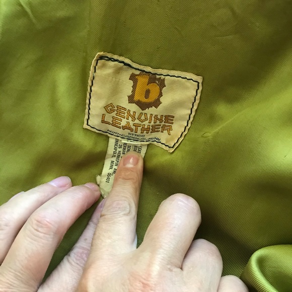 Vintage leather jacket - Picture 5 of 5